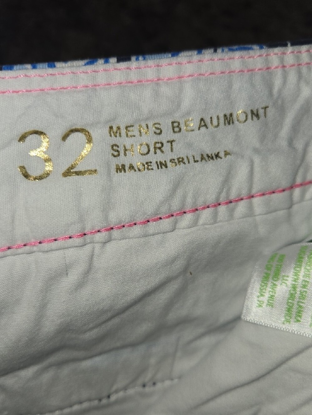 Lilly Pulitzer Men's Beaumont Navy, Light Blue & Pink Sailboat Print Shorts - Picture 3 of 9